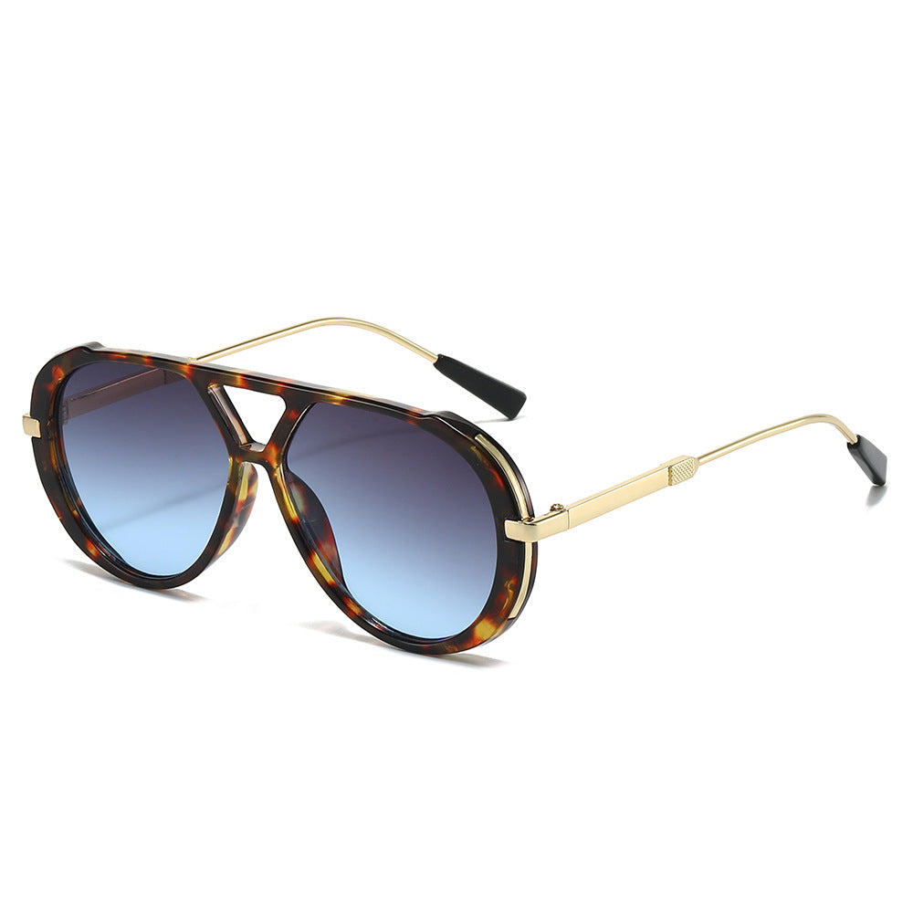 Luxuriöse Retro Übergroße Sonnenbrille Brehn