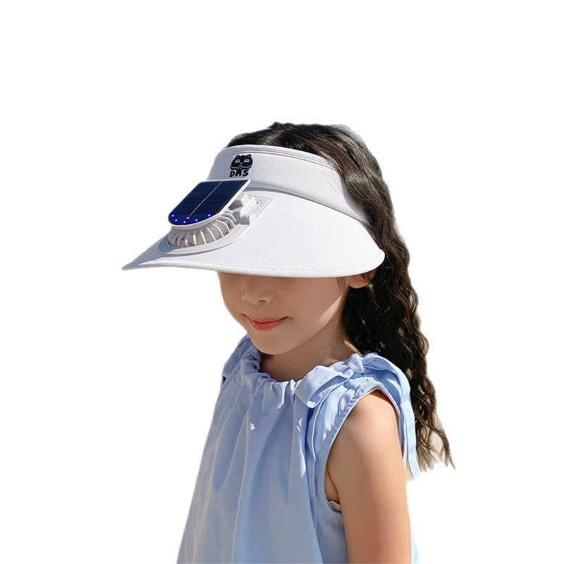 Sonnenblende für Kinder mit Solarlüfter und integrierten LED-Leuchten Brehn
