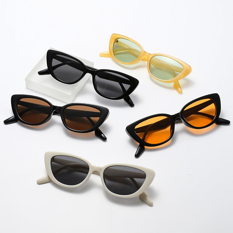Damen Cat-Eye Sonnenbrille mit elegantem, rahmenlosem Design Brehn