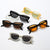 Damen Cat-Eye Sonnenbrille mit elegantem, rahmenlosem Design Brehn