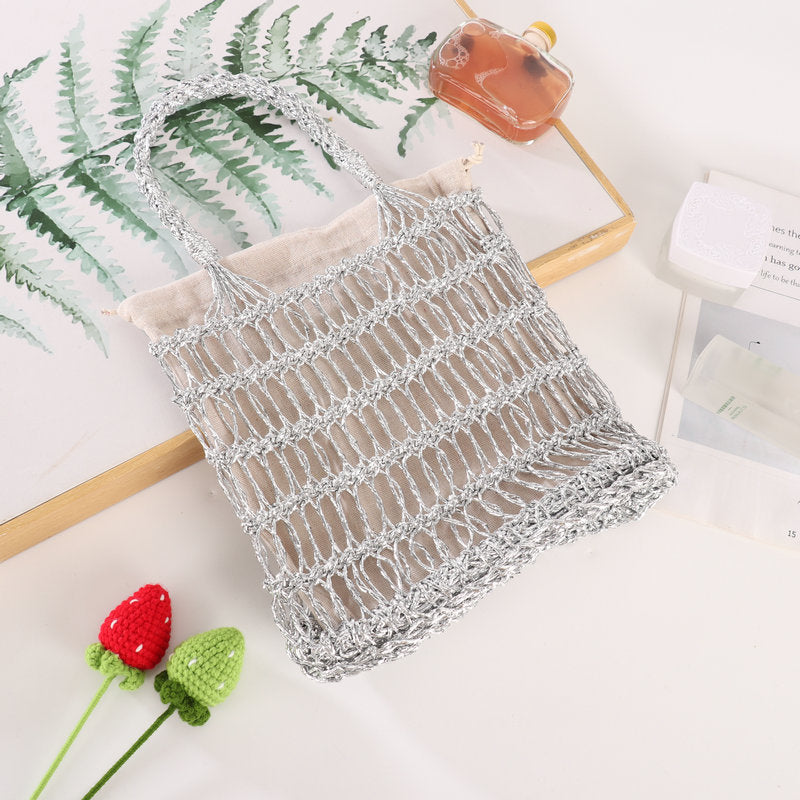 Handgewebte Netzshopper-Tasche Brehn