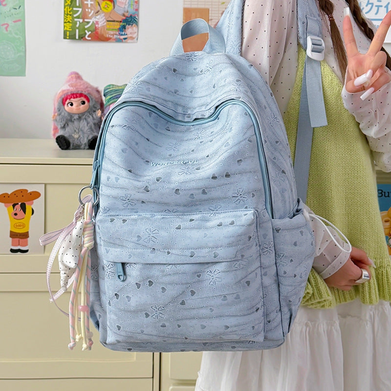 Stilvoller Herzmuster-Rucksack Brehn