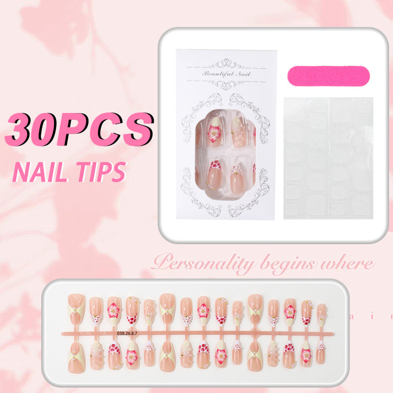 Floral Design Premium Press-On Nagelspitzen Brehn