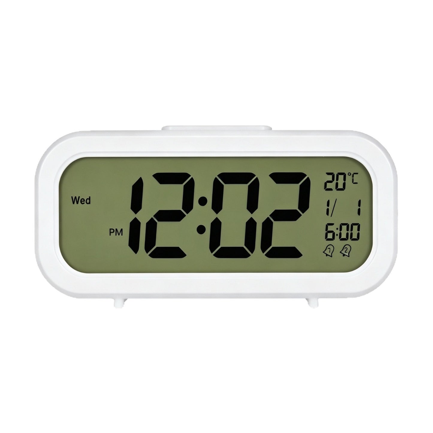 Digitaler Tischwecker mit Temperatursensor und Großem Led-Display Brehn