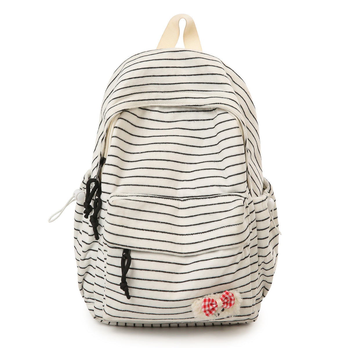 Gestreifter Gemütlicher Stoff Rucksack Brehn
