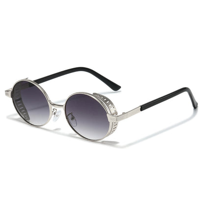 Ultra-moderne runde Rahmen Sonnenbrille Brehn