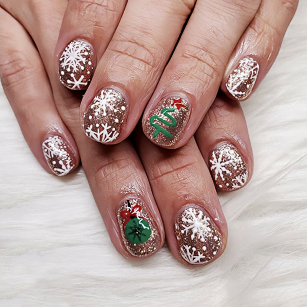 Urlaubs-Themen Glitzer Nagelkunst Brehn