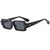Damen Modische oversized Sonnenbrille mit futuristischem Design Brehn
