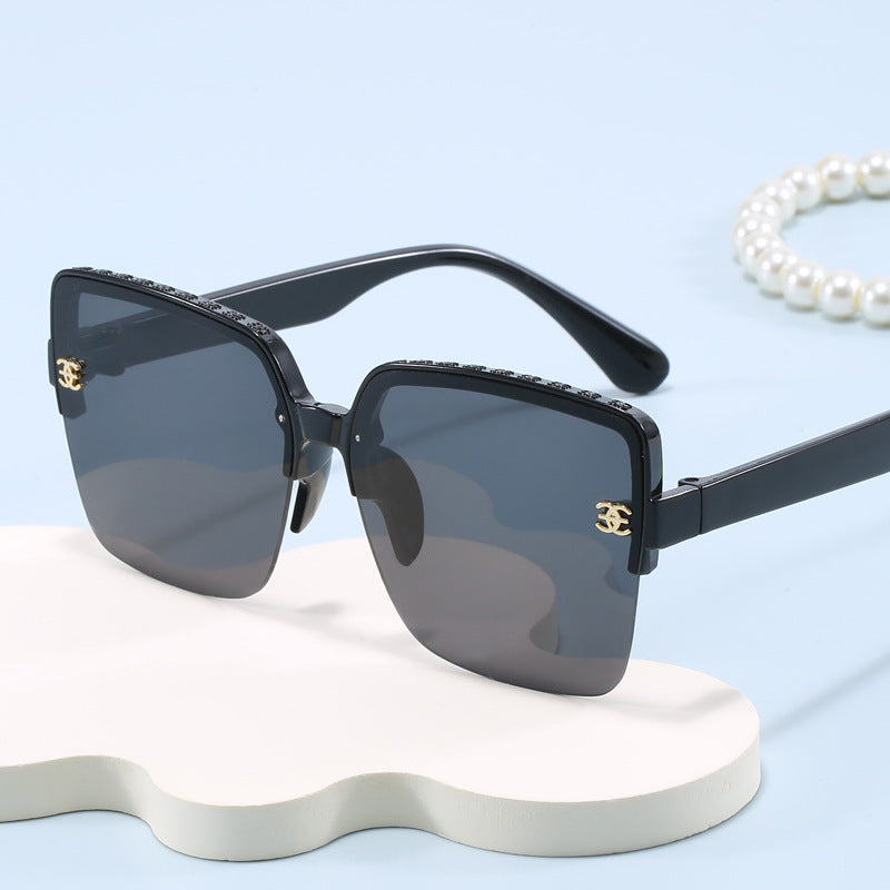 Damen oversized quadratische Sonnenbrille mit hochwertigen Gläsern Brehn