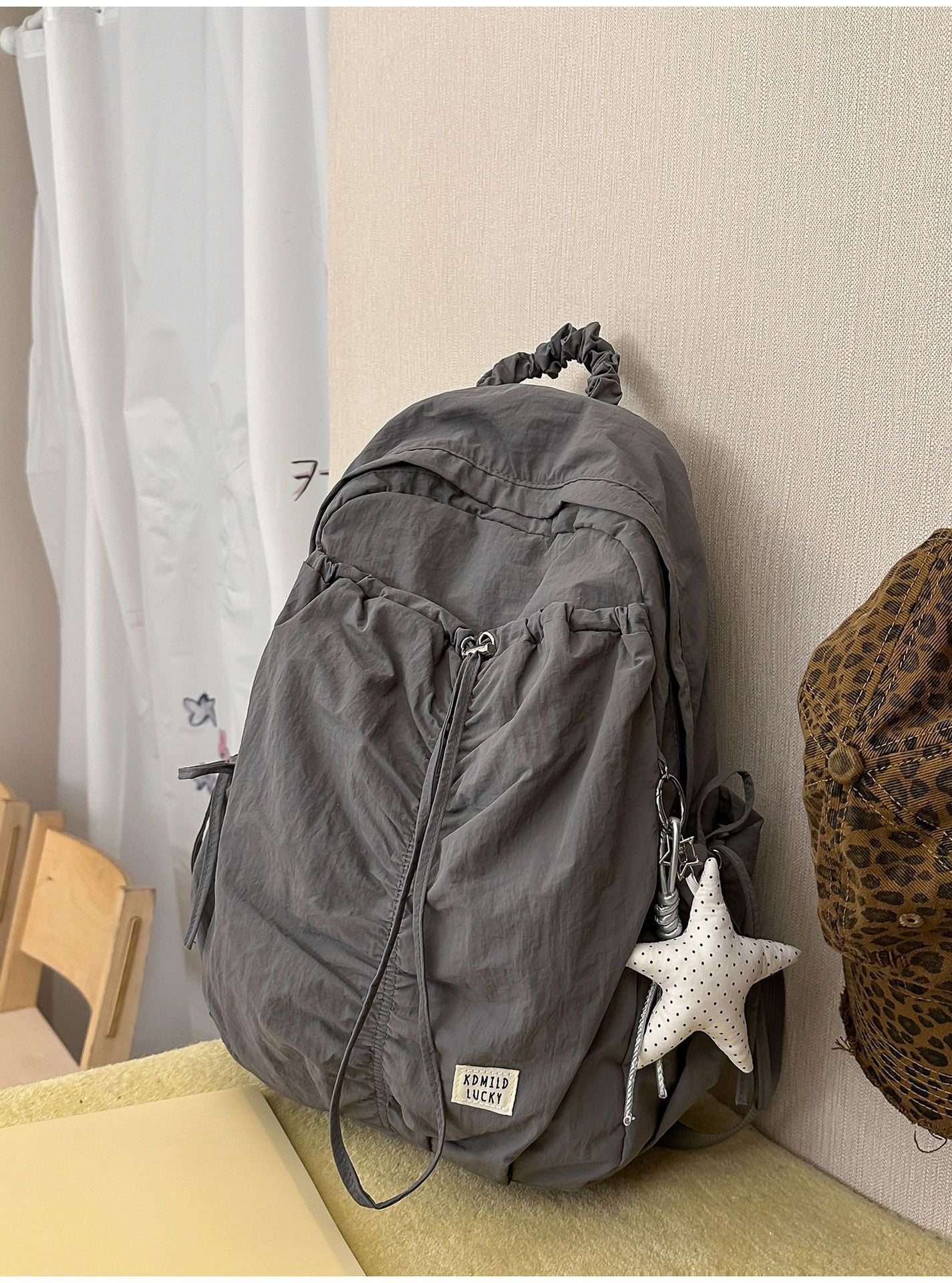Lässiger Kordelzug-Rucksack