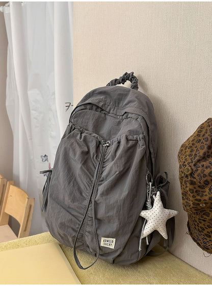 Lässiger Kordelzug-Rucksack