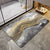 Modern abstraktes Blattdesign Teppich Brehn
