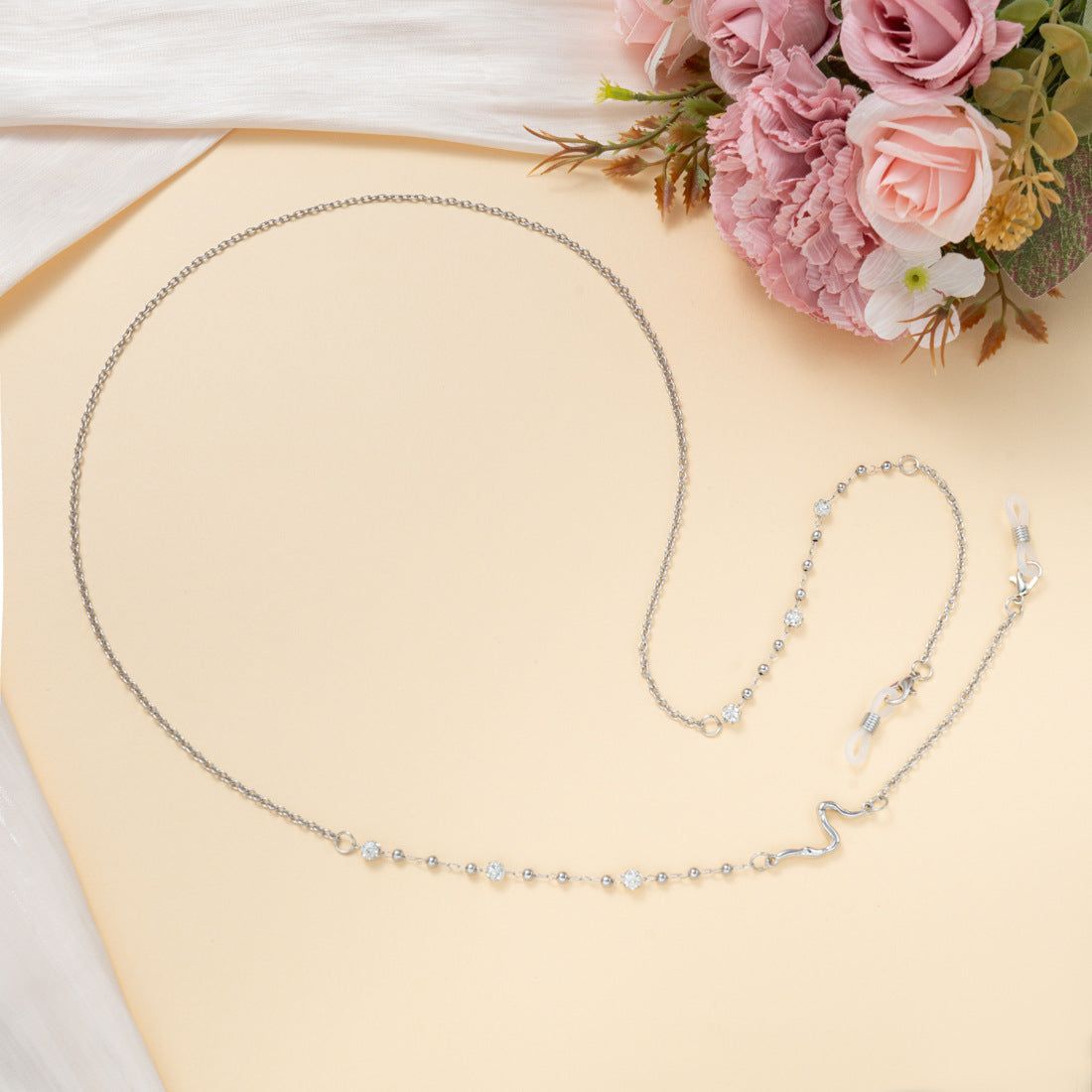 Chic Strass Brille Kette Brehn