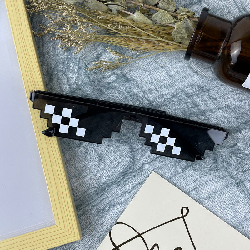 Fette geometrische Shield-Sonnenbrille Brehn