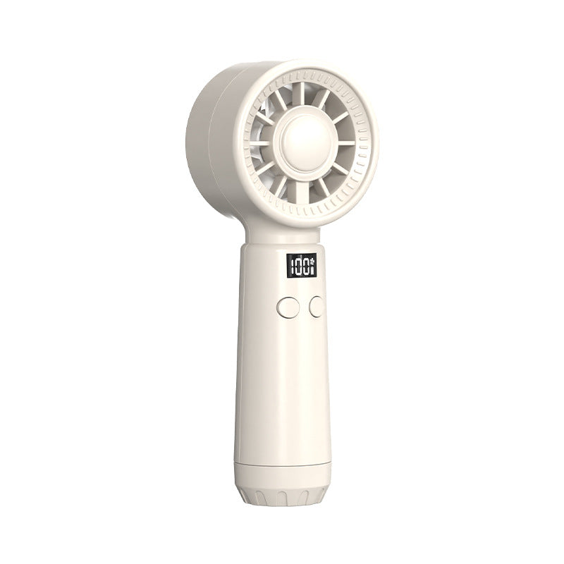 Unisex Tragbarer Handventilator mit digitaler Anzeige und mehreren Geschwindigkeitsstufen Brehn
