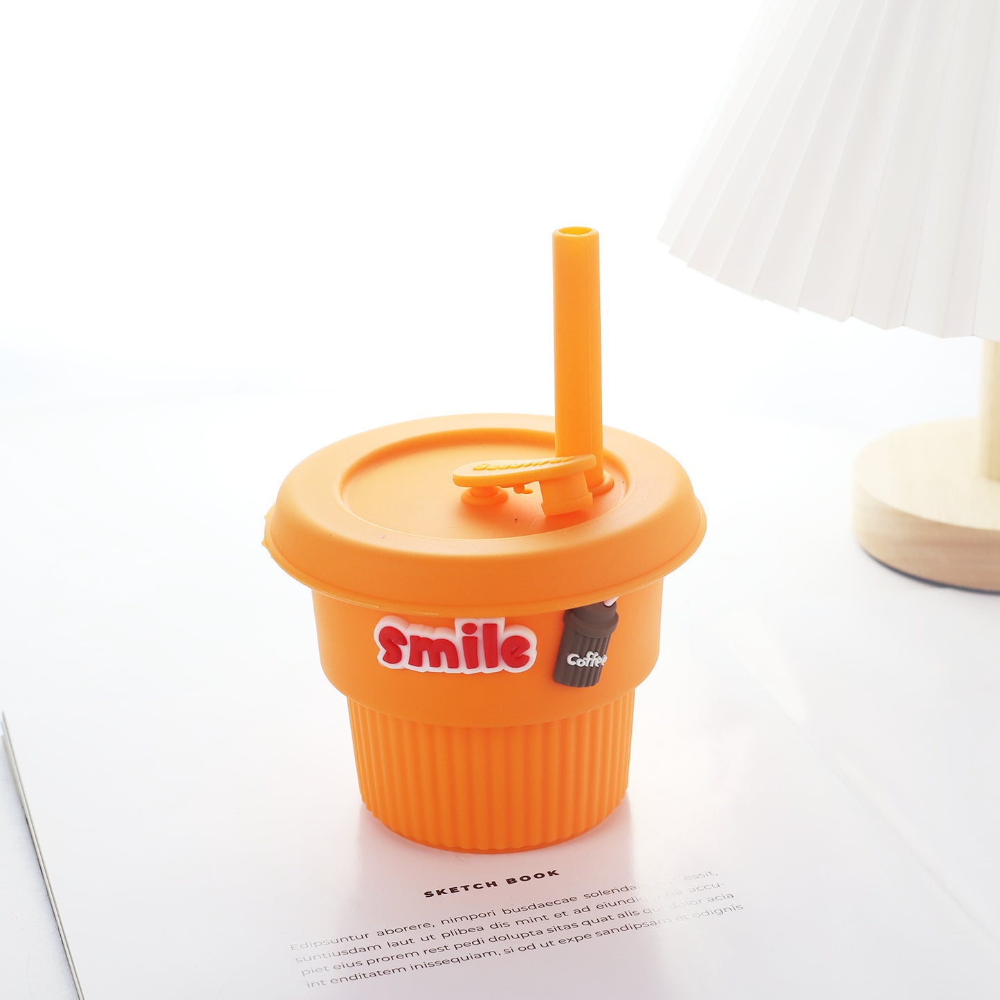 Damen kreativer Silikon-Trinkbecher mit lustigen Motiven Brehn