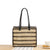 Handtasche mit Langlebigem Geflochtenem Design und Eleganten Ledergriffen Brehn