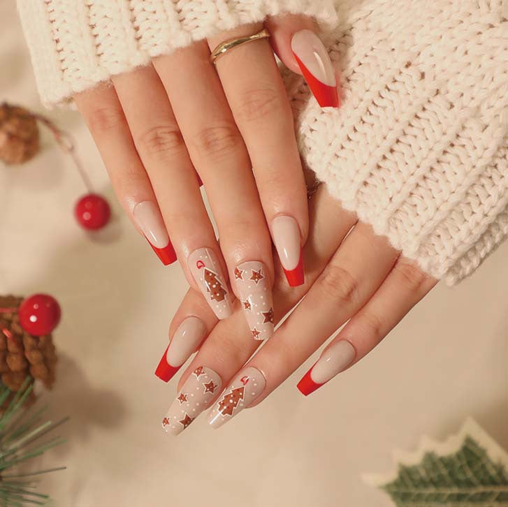 Kunstvolle Nagelkunst mit festlichem Weihnachtsdesign Brehn