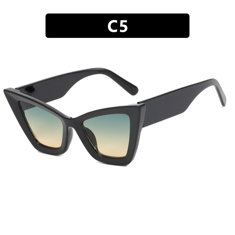Damen Cat-Eye Sonnenbrille mit eleganten Linse und UV-Schutz Brehn