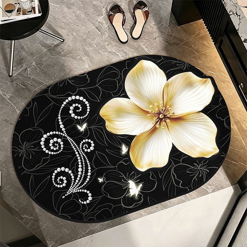 Verziertes florales Teppichboden
