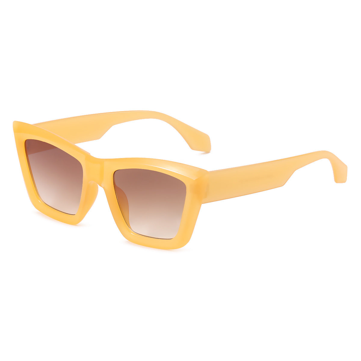Damen Modische Sonnenbrille mit auffälligem Kantenrahmen und stilvollen Gläsern Brehn