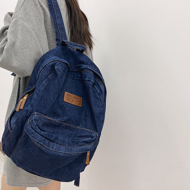 Denim Reise Schul Rucksack Brehn