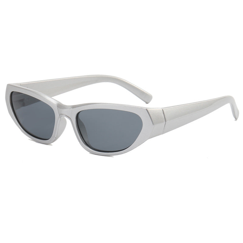 Damen modische Sonnenbrille mit verspiegelten Gläsern Brehn