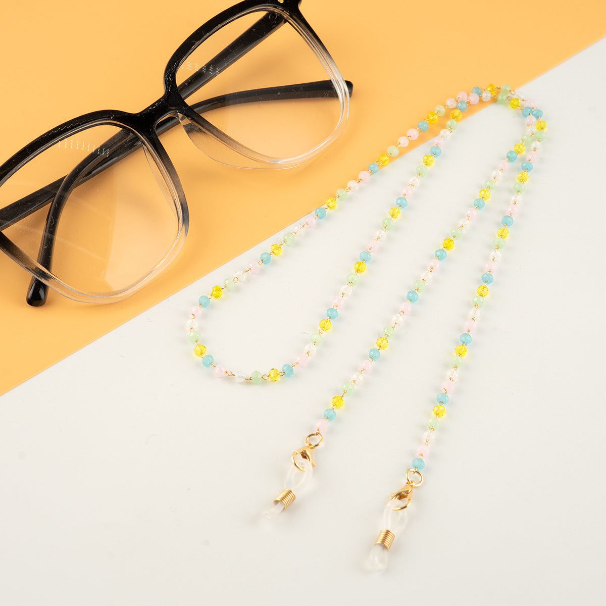 Bunte Perlen Brillenhalter Kette Brehn