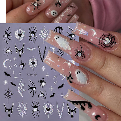 Halloween-Themen Nagelkunst Aufkleber Set  1791507032