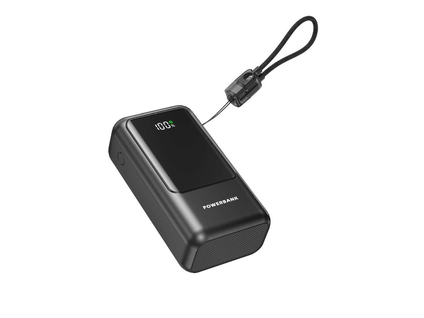 Tragbare Powerbank mit Digitaler Ladeanzeige und Kompaktem Design Brehn