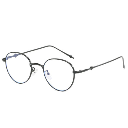 Damen elegante runde Sonnenbrille mit modischem Metallrahmen Brehn