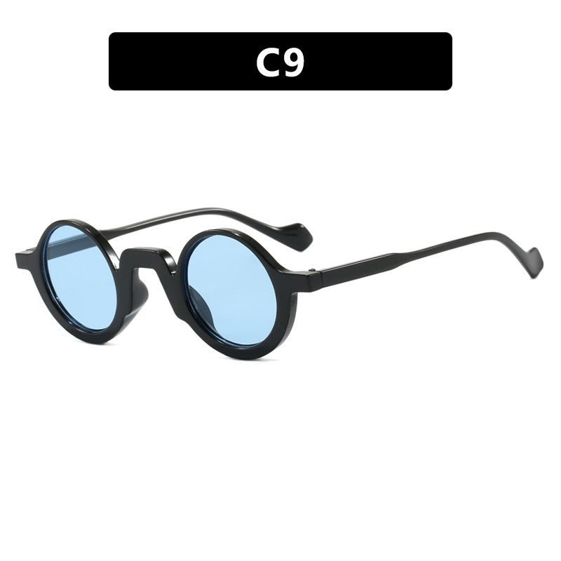 Damen runde Sonnenbrille mit innovativem Design und UV-Schutz Brehn