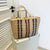 Handgefertigte Strandtasche mit Buntem Muster Brehn