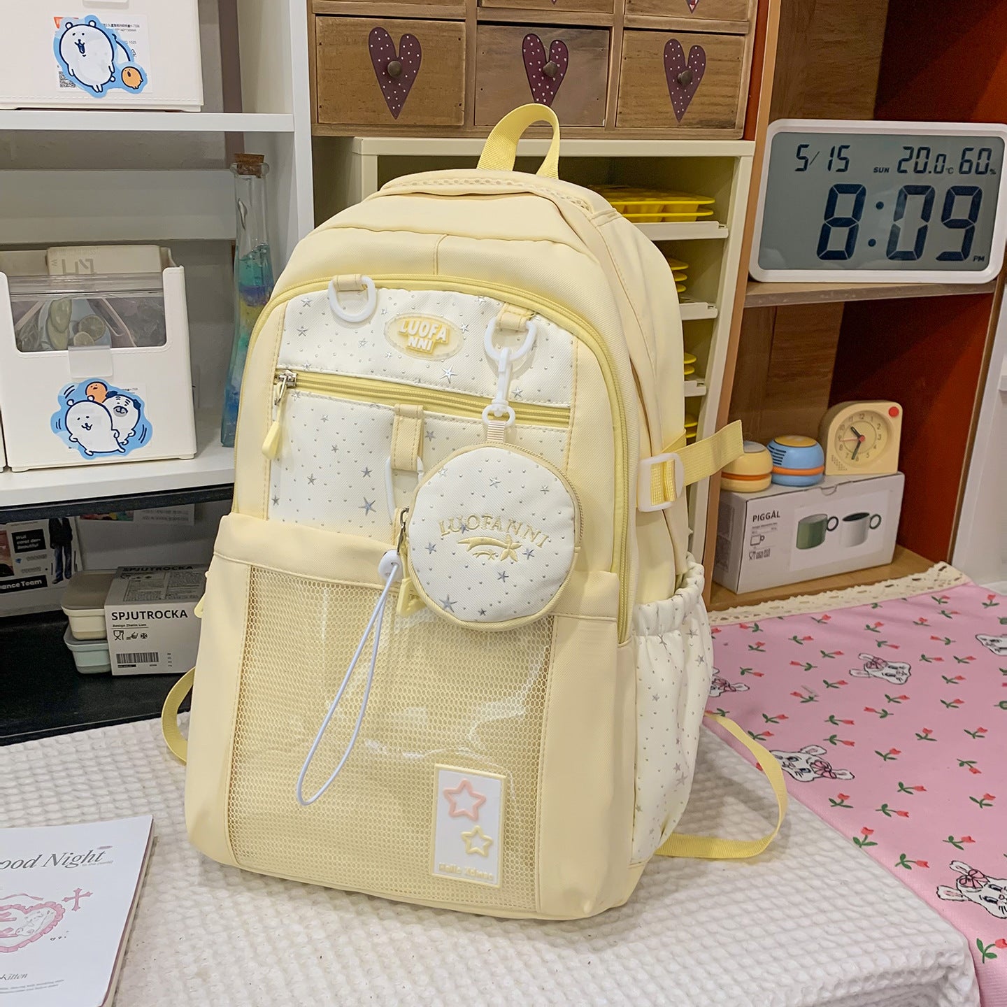 Multi-Taschen Funktionaler Schulrucksack