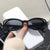 Damen modische Sonnenbrille mit ovalem Rahmen und einzigartigem Design Brehn