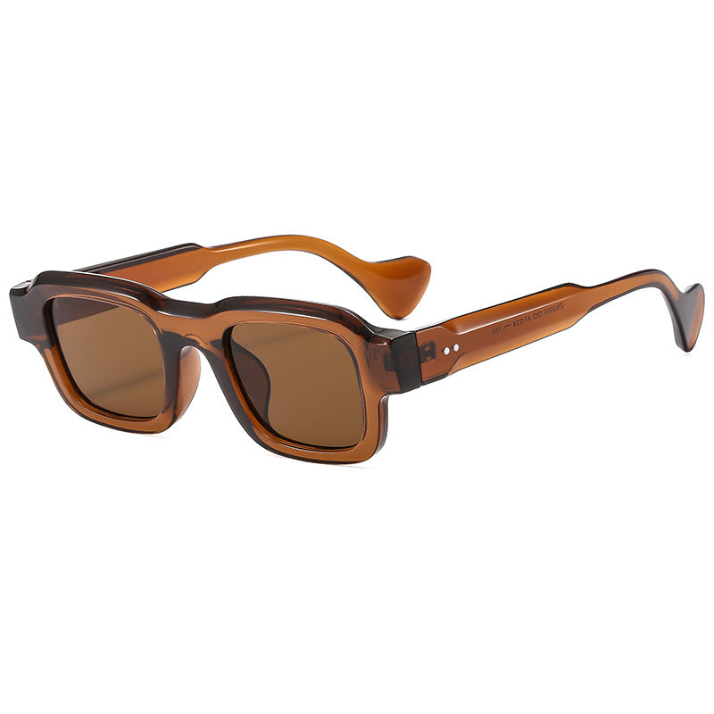 Damen trendige quadratische Sonnenbrille mit ergonomischem Design Brehn