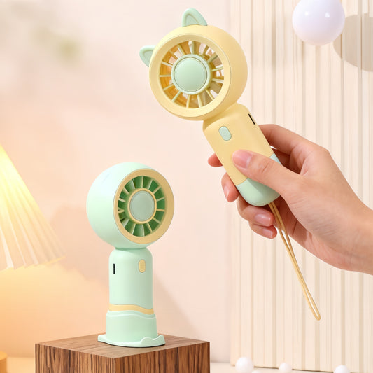 Damen tragbarer USB-Ventilator mit flexibler Halterung Brehn