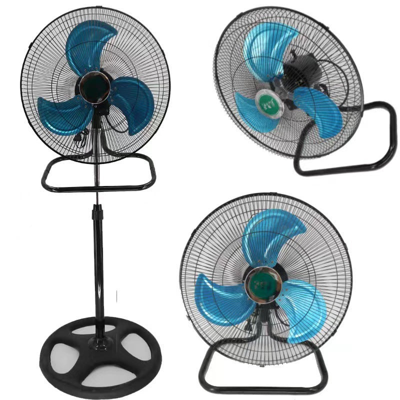 Unisex Hochleistungs-Standventilator mit neigbarem Kopf und variablen Geschwindigkeitsstufen Brehn