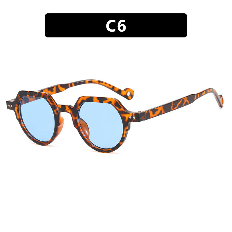 Damen geometrische Sonnenbrille mit schützendem UV-Filter und robustem Rahmen Brehn