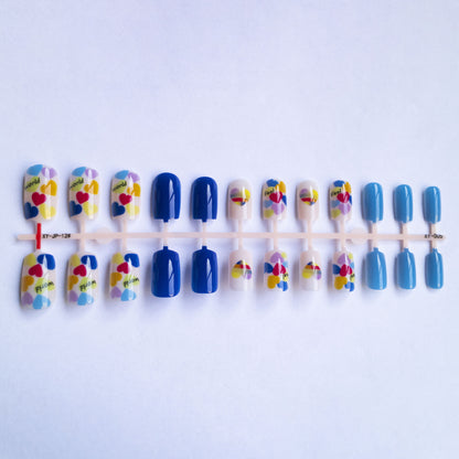 Kreatives herzthemen Nagelkunst-Set