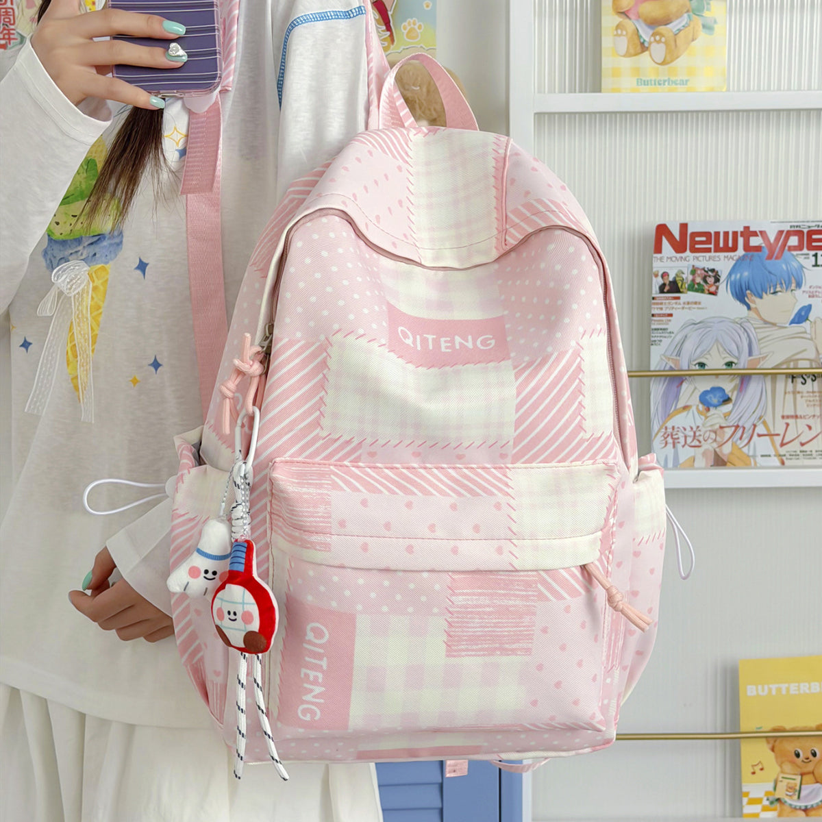 Multi-Taschen Vielseitiger Trendy Rucksack Brehn