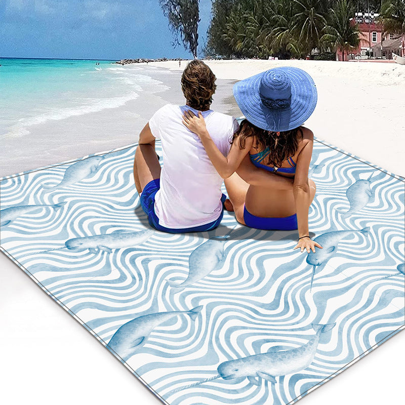 Picknickdecke im maritimen Design Brehn