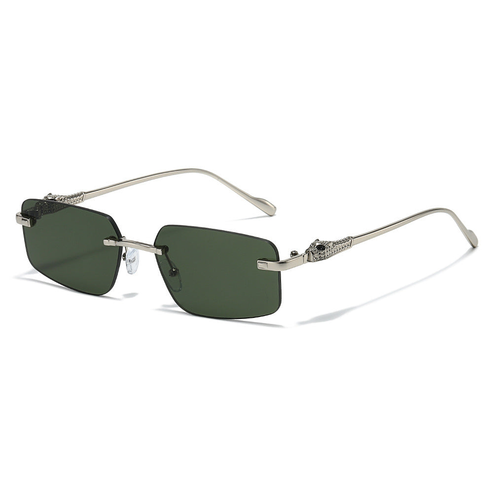 Designer Rechte Sonnenbrille mit luxuriösen metallischen Details Brehn