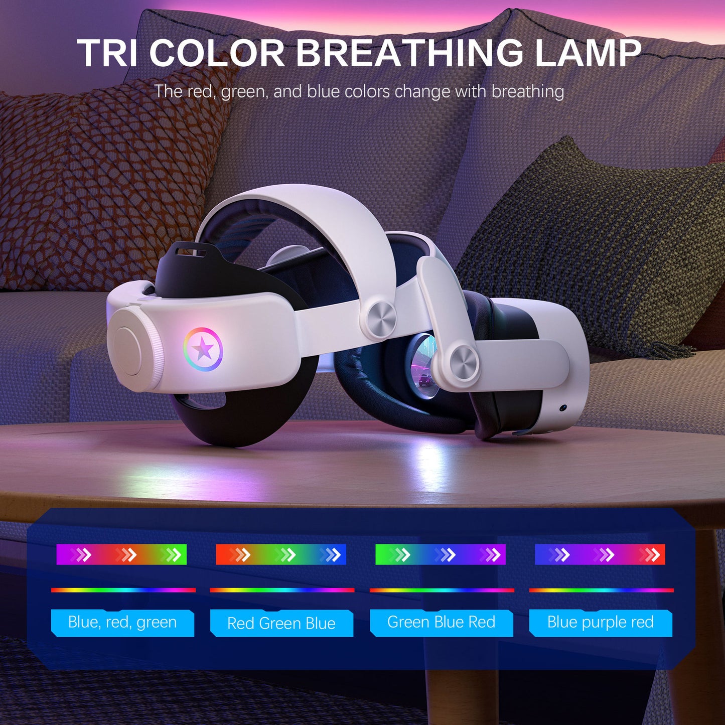 Gaming-Headset mit 3D-Raumklang und Rgb-Beleuchtung Brehn