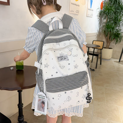 Stylischer Grafikdruck-Rucksack Brehn