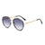 Damen Modern gestaltete Sonnenbrille im eleganten Oversize-Stil Brehn