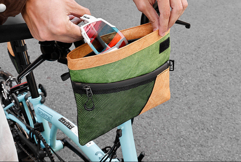 kompakte wasserabweisende Reise-Crossbody-Tasche mit Mesh-Organizer und verstellbarem Kordel-Umhängeriemen Brehn