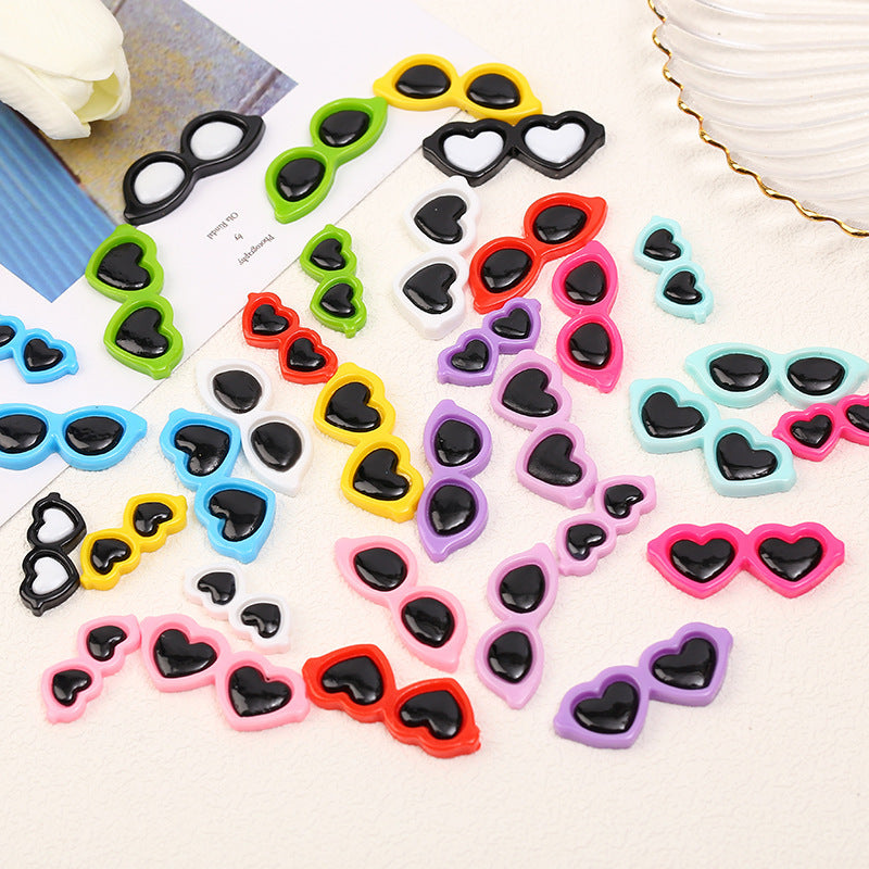 Dekorative herzförmige Sonnenbrillen Clips Brehn