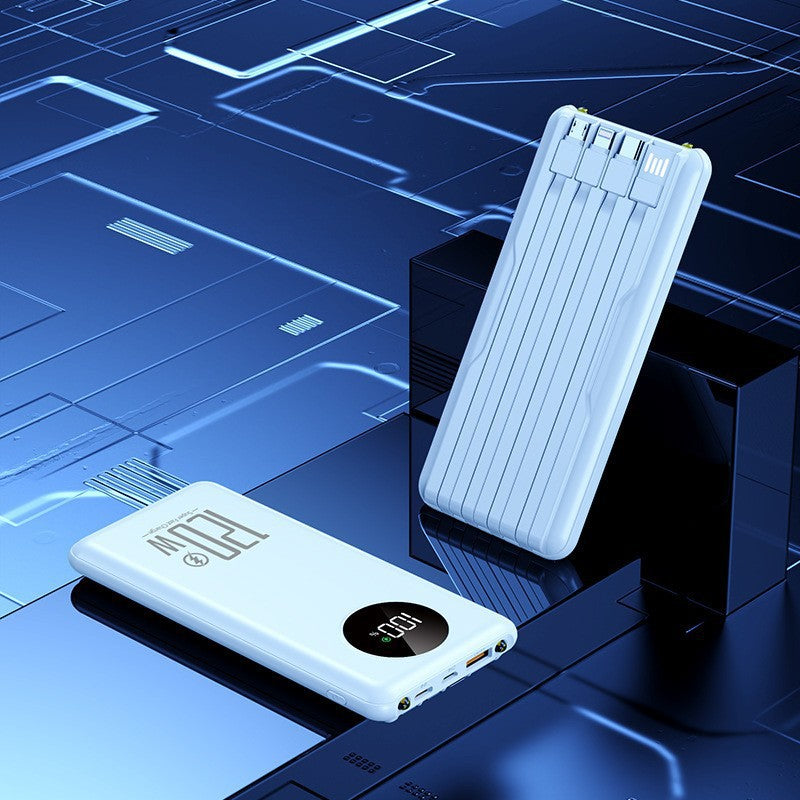 Tragbare Hochleistungs-Powerbank mit Intelligentem Ladekabelmanagement Brehn