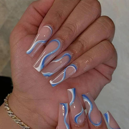 Künstlerische Gel-Nageldesigns